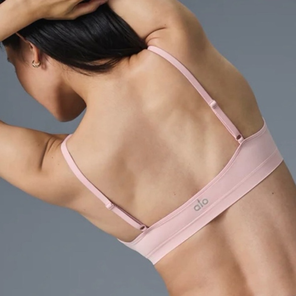 All Yoga Sheer Glow Ballet Pink Bra - Picture 2 of 5